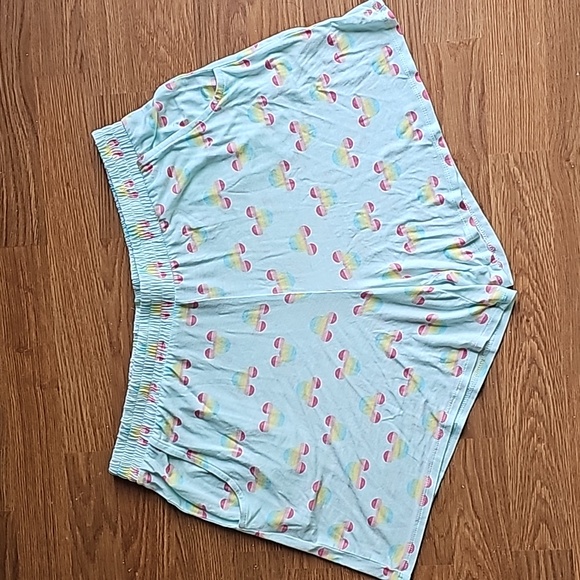 Disney Other - Disney Mickey Ears Elastic Waistband Pajama Shorts Bottoms Women's Size Large